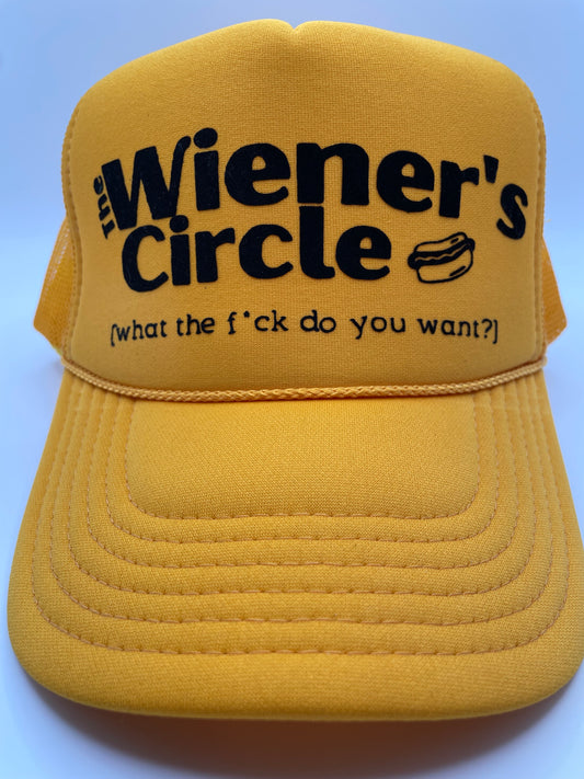The Wiener's Circle trucker hat